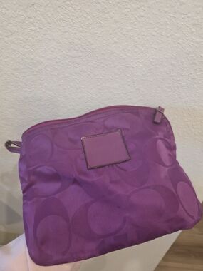 Purple Signature Pouch - Coach